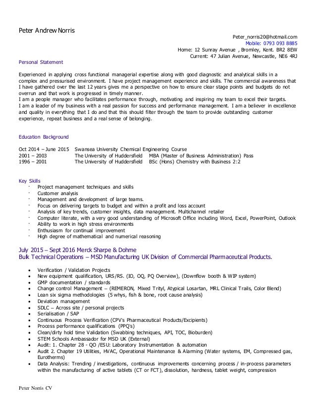 store manager retail leadership cv cv for store manager