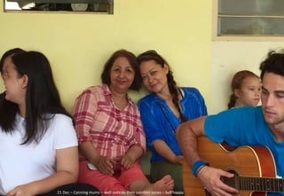 21 Dec – Canning mums – well outside their comfort zones – but happy
 