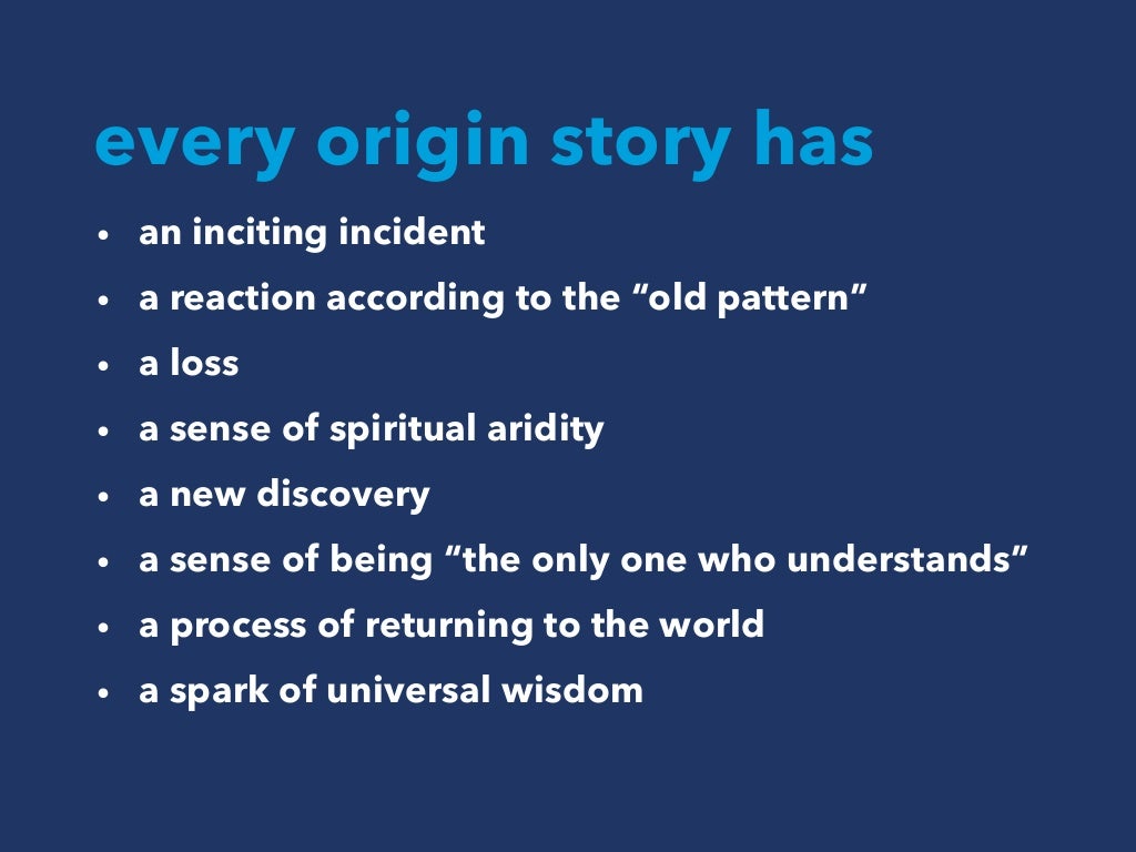 How to Craft Your Origin Story