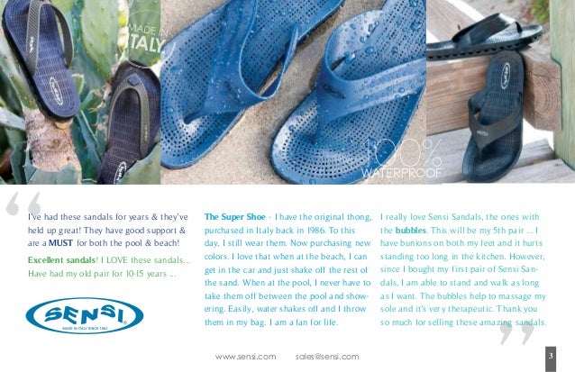 sensi sandals