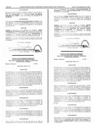 430.436 GACETA OFICIAL DE LA REPÚBLICA BOLIVARIANA DE VENEZUELA		 Lunes 5 de septiembre de 2016
 
