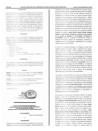 430.442 GACETA OFICIAL DE LA REPÚBLICA BOLIVARIANA DE VENEZUELA		 Lunes 5 de septiembre de 2016
 