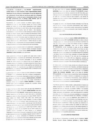 Lunes 5 de septiembre de 2016	 GACETA OFICIAL DE LA REPÚBLICA BOLIVARIANA DE VENEZUELA	 430.445
 
