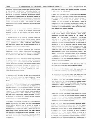 430.446 GACETA OFICIAL DE LA REPÚBLICA BOLIVARIANA DE VENEZUELA		 Lunes 5 de septiembre de 2016
 