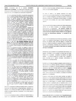 Lunes 5 de septiembre de 2016	 GACETA OFICIAL DE LA REPÚBLICA BOLIVARIANA DE VENEZUELA	 430.461
 
