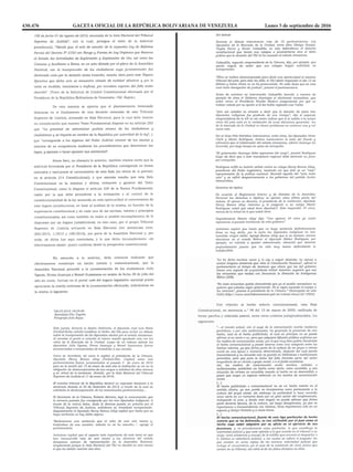 430.476 GACETA OFICIAL DE LA REPÚBLICA BOLIVARIANA DE VENEZUELA		 Lunes 5 de septiembre de 2016
 