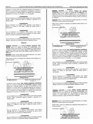 430.534 GACETA OFICIAL DE LA REPÚBLICA BOLIVARIANA DE VENEZUELA		 Jueves 8 de septiembre de 2016
 