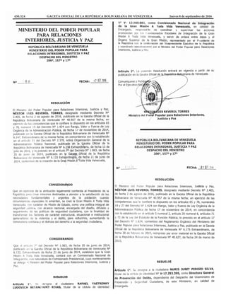 430.524 GACETA OFICIAL DE LA REPÚBLICA BOLIVARIANA DE VENEZUELA		 Jueves 8 de septiembre de 2016
 