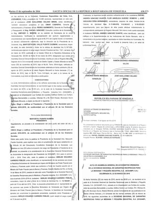 Martes 13 de septiembre de 2016 	 GACETA OFICIAL DE LA REPÚBLICA BOLIVARIANA DE VENEZUELA	 430.573
 