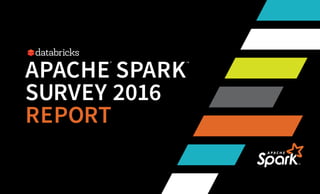 APACHE SPARK
SURVEY 2016
REPORT
® ™
 