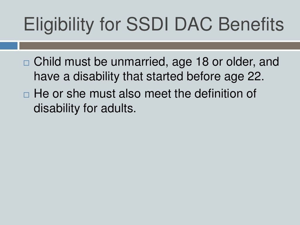 Social Security For Children with Disabilities