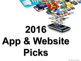 2016
App & Website
Picks Thanks a Billon by Flickr user ZagatBuzz
 