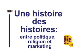•  Exemple: promovoir une action en
magasin lors d‘une braderie
– 16H, ouverture des portes et des
anciens stocks
– 5 euros cinquante, acheter et
recommencer
– 50 pourcents, on va brader la
seconde main
 