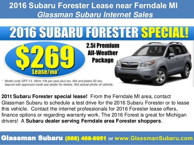 Lease A Subaru Forester 2016 Greatest Subaru