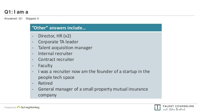 2016 survey results what recruiters and hiring managers really want