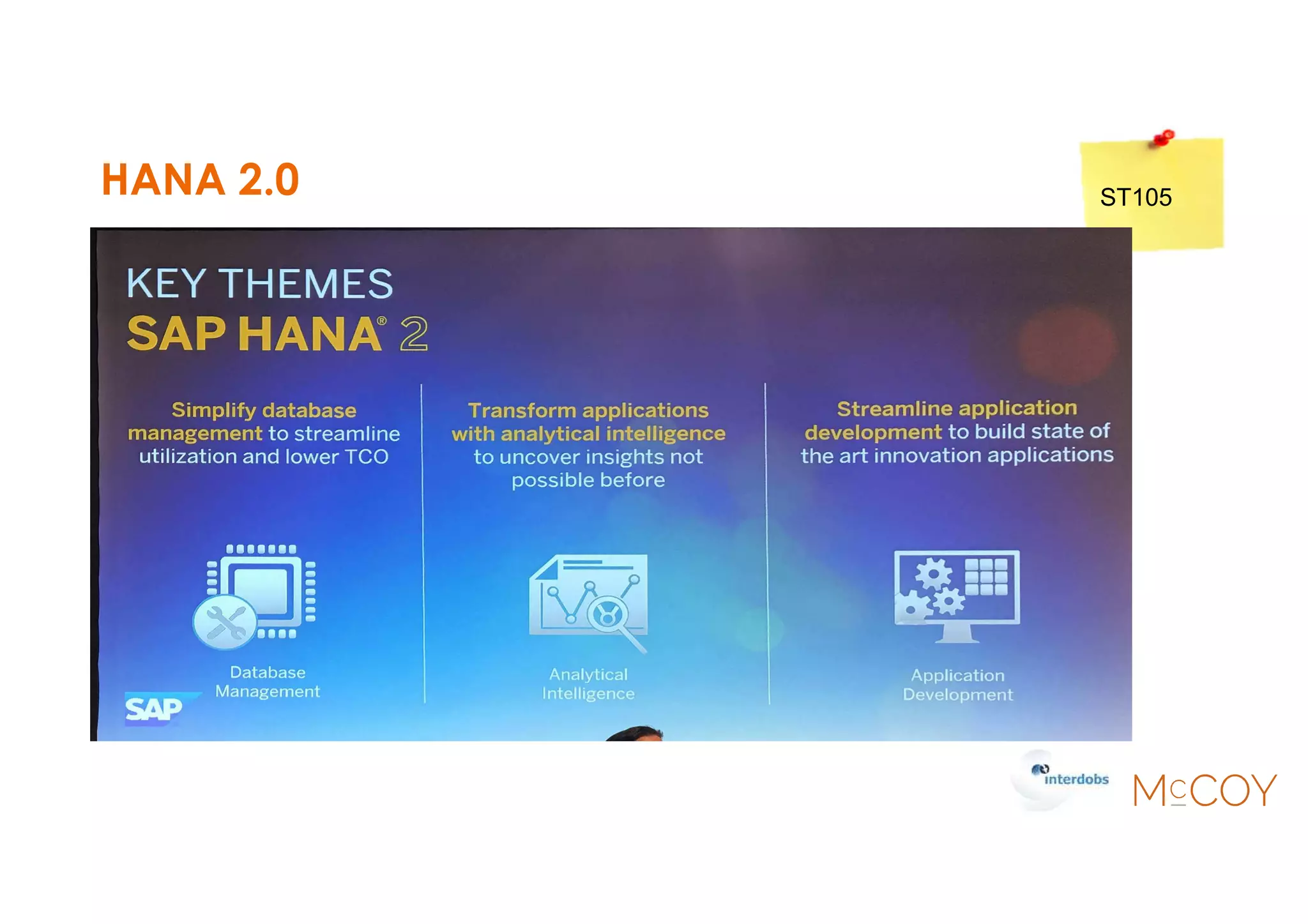 HANA 2.0 ST105
 