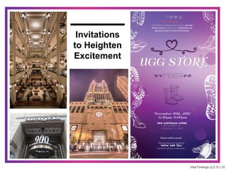 Vital Findings LLC © | 10
Invitations
to Heighten
Excitement
 