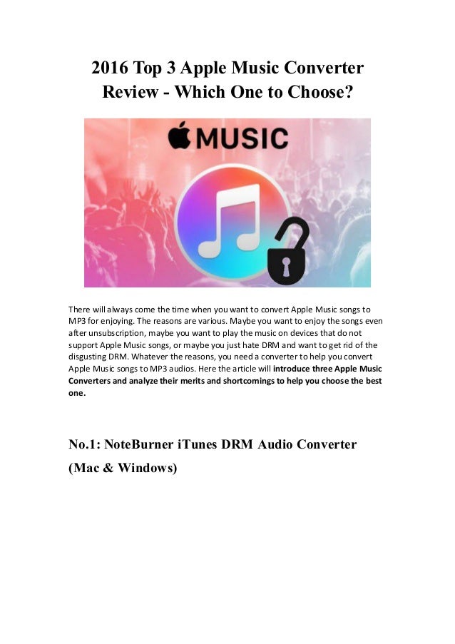 noteburner apple music converter for mac