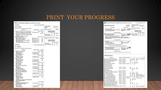 PRINT YOUR PROGRESS
 