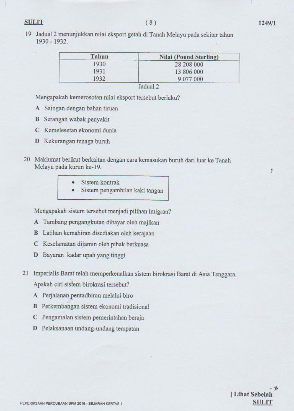 Trial Kelantan 2016. Soalan K1