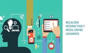 RELACIÓN
INTERACTIVA Y
MÓVIL ENTRE
USUARIOS
 