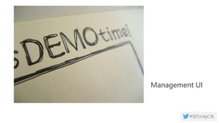 PowerShell: Unified Group
Get list of groups
Get-UnifiedGroup
Get specific group
Get-UnifiedGroup –Identity SalesTeam
Create Group
New-UnifiedGroup –DisplayName “Sales Team” –Alias SalesTeam
Delete Group
Remove-UnifiedGroup SalesTeam
Set Group Options
Set-UnifiedGroup –Identity SalesTeam –
RequireSenderAuthenticationEnabled $true
 
