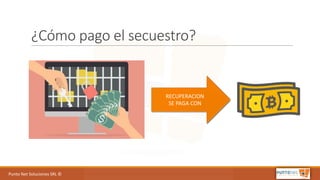 Punto	Net	Soluciones	SRL	©
¿Cómo	pago	el	secuestro?
RECUPERACION
SE	PAGA	CON
 