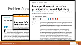 Punto	Net	Soluciones	SRL	©
Problemática
 