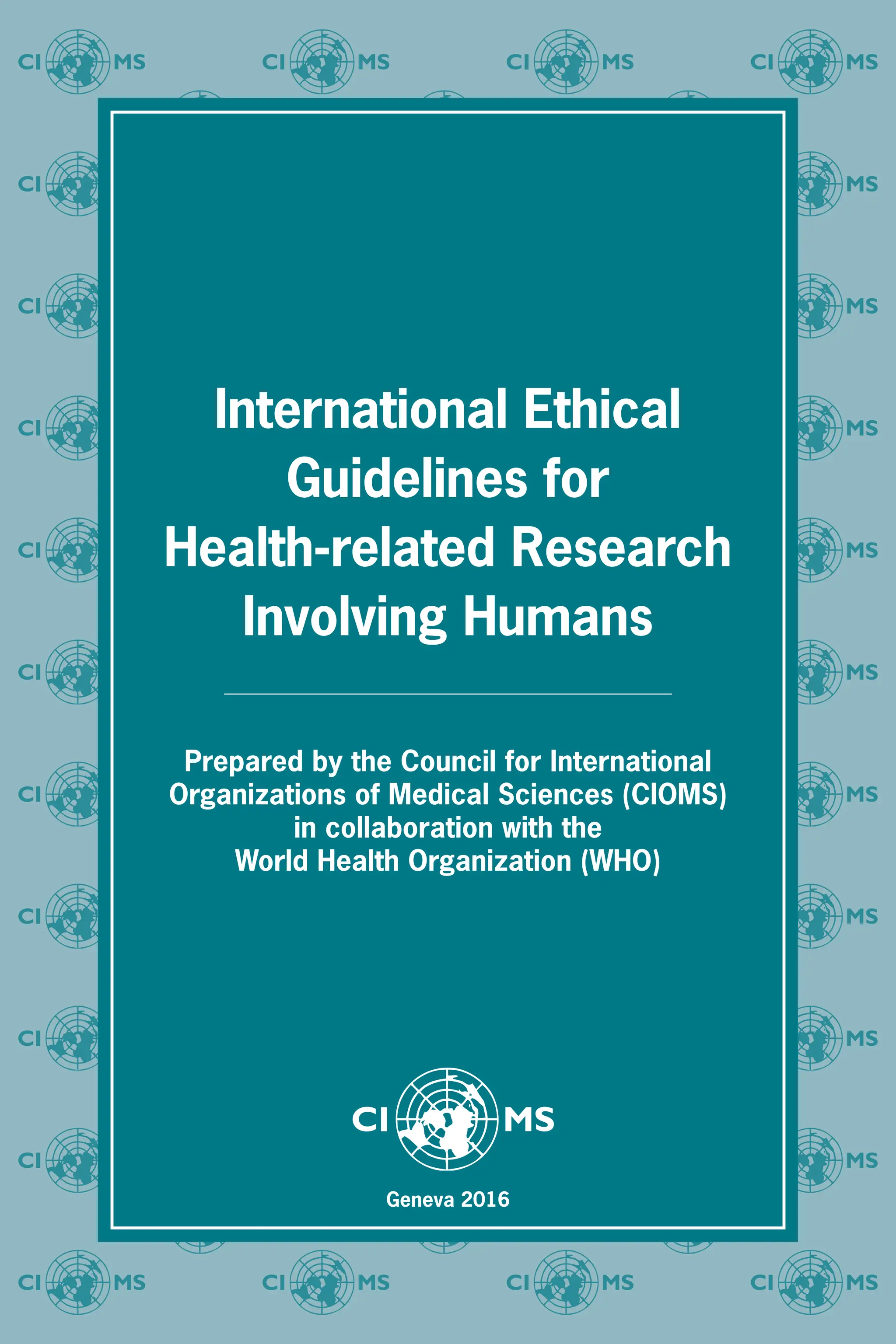 International ethical guidelines for healt related research | PDF