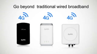Go beyond traditional wired broadband
 