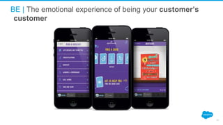 BE | The emotional experience of being your customer’s
customer
11
 