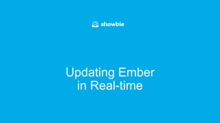 Updating Ember
in Real-time
 