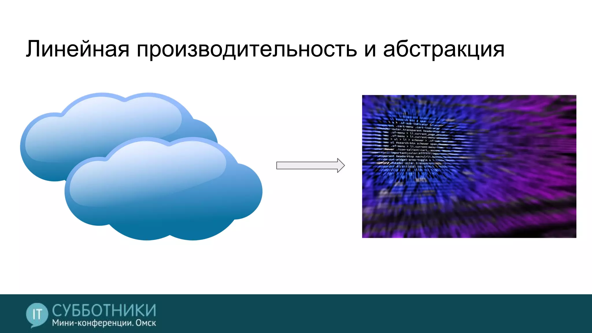 Линейная производительность и абстракция
 