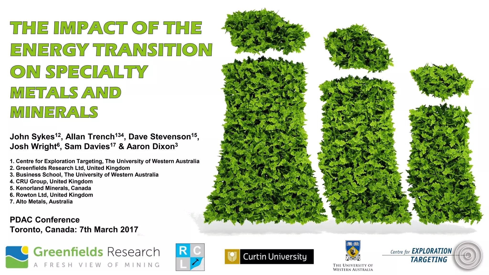 Energy transition specialty metals and minerals Sykes et al Feb