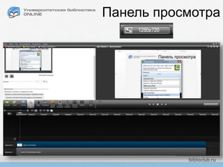 Панель просмотра
 