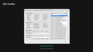 TechnicalSEO.de - André Goldmann
URL Profiler
24
http://urlproﬁler.com/
 