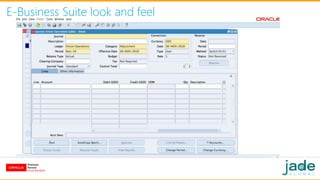 E-Business Suite look and feel
 