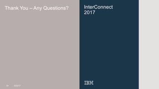 InterConnect
2017
Thank You – Any Questions?
34 3/23/17
 
