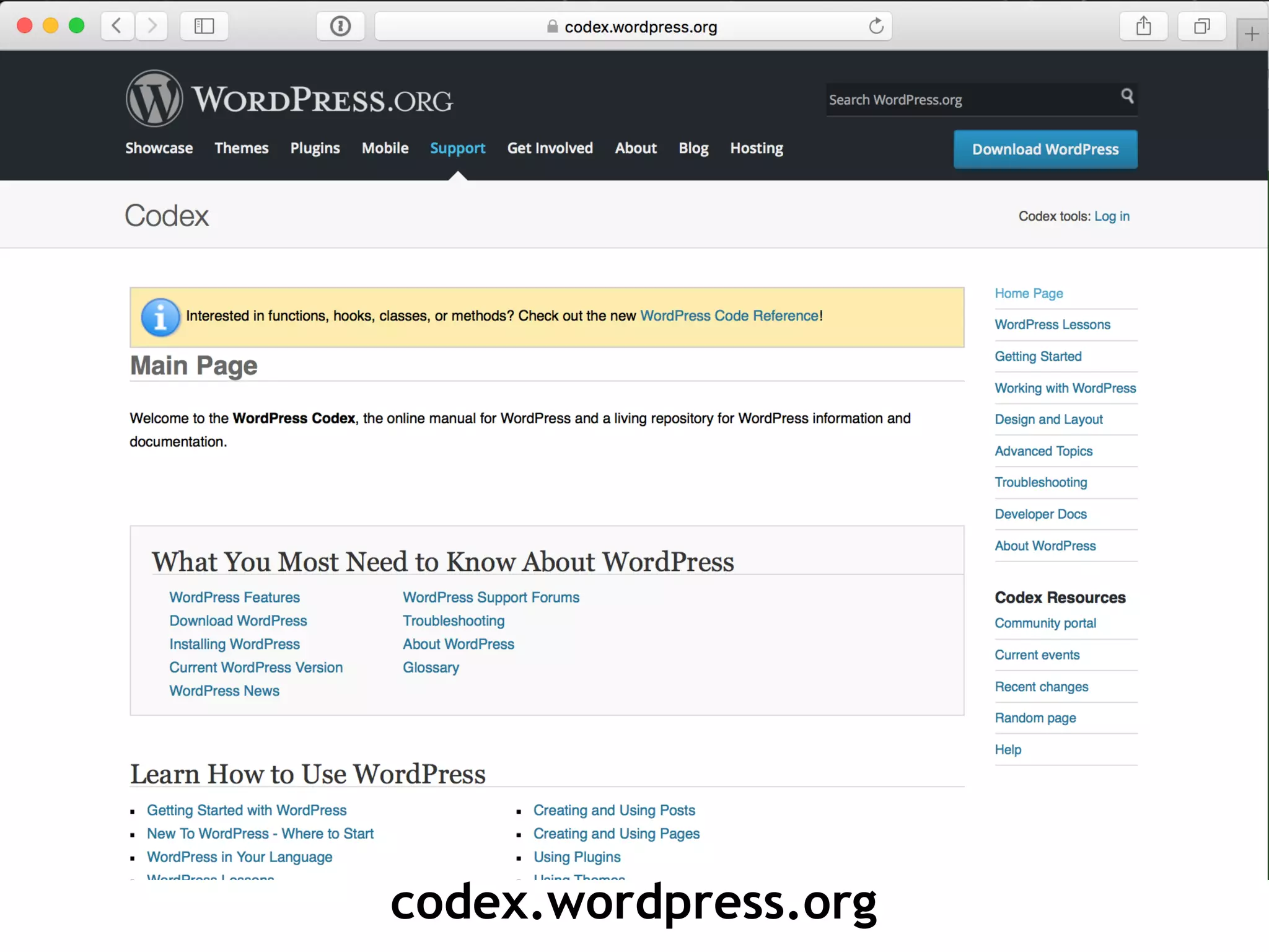 codex.wordpress.org
 