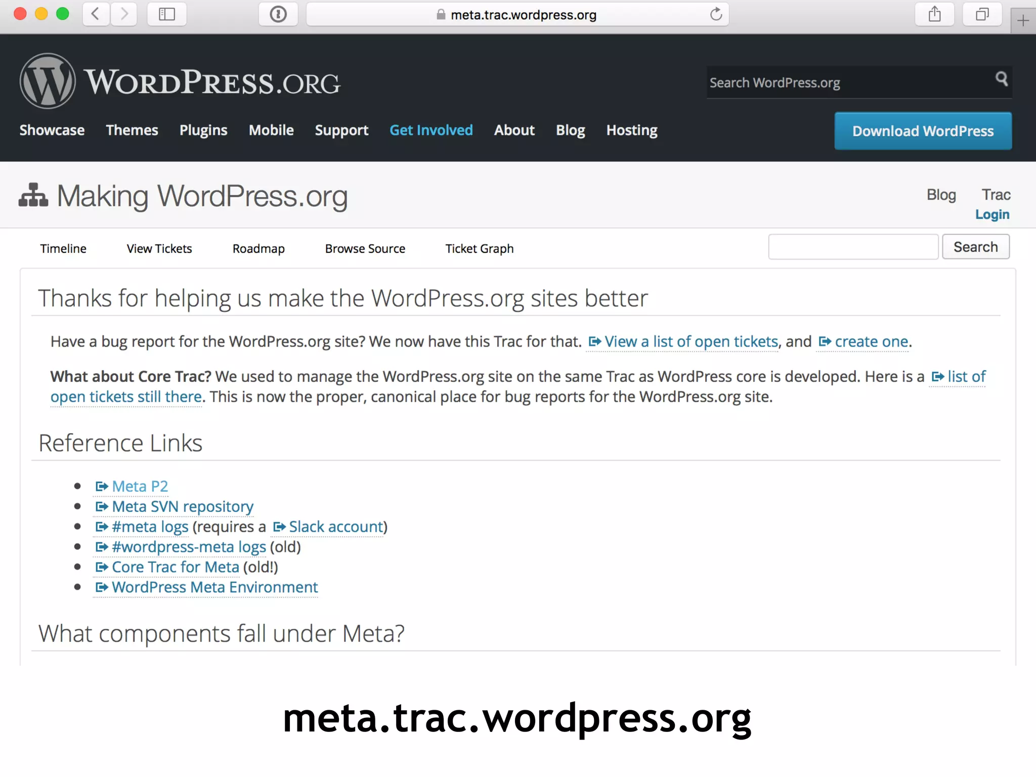 meta.trac.wordpress.org
 