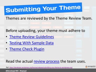 WordPress Theming 101 | PDF