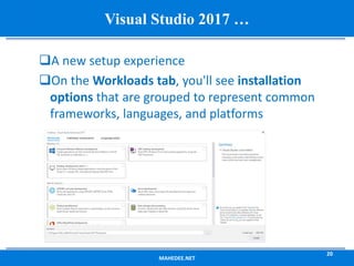 Increasing productivity using visual studio 2017 | PPTX