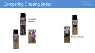Comparing Dressing Styles
Untypical
clothing
Typical clothing
 