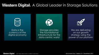 ©2017 Western Digital Corporation or its affiliates. All rights reserved. Confidential.©2017  Western  Digital  Corporation  or  its  affiliates.  All  rights  reserved.
 