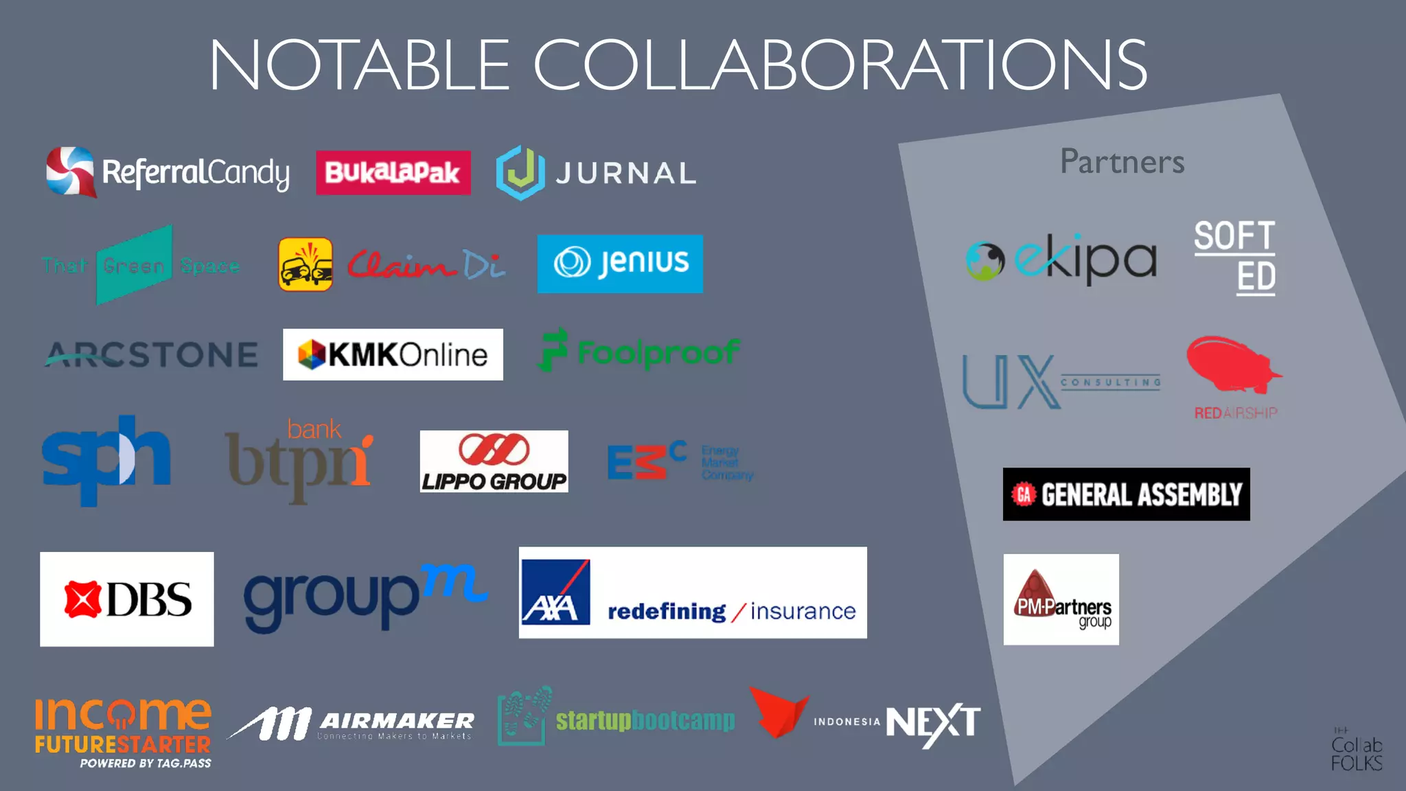 ZA
NOTABLE COLLABORATIONS
Partners
 