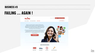 BUSINESS #3
FAILING … AGAIN !
 