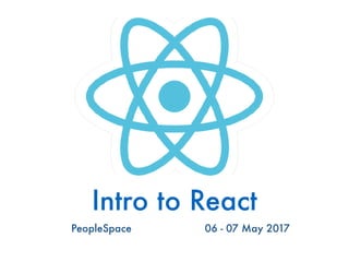 React One Day
Cowork South Bay 26 August 2017
 