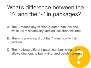 create-react-app
• npm i -g create-react-app
• create-react-app <app-name>
• cd <app-name>
• yarn start
 