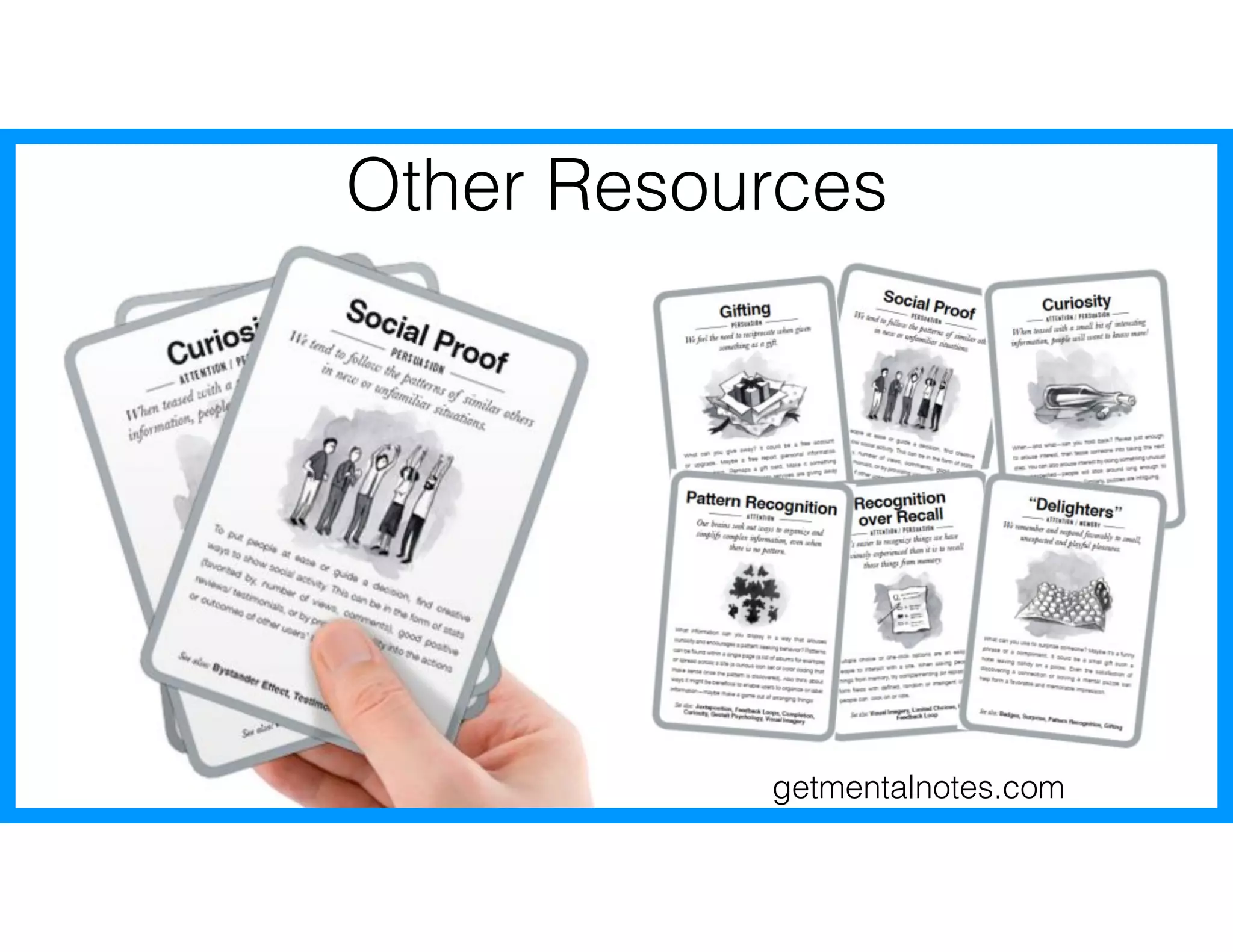 Other Resources
getmentalnotes.com
 