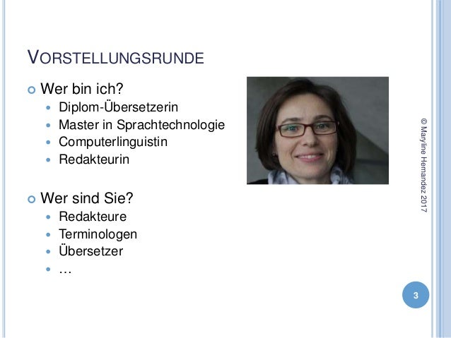 Kennenlernen fachwort